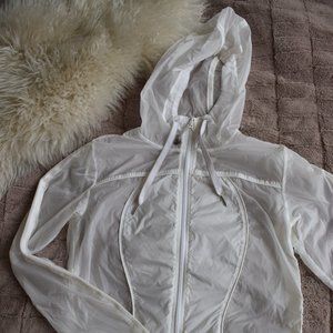 Lululemon Clear White Women's Jacket (Size 6)
